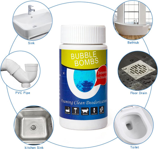 Polvo para Destapar Tuberías Bubble Bombs