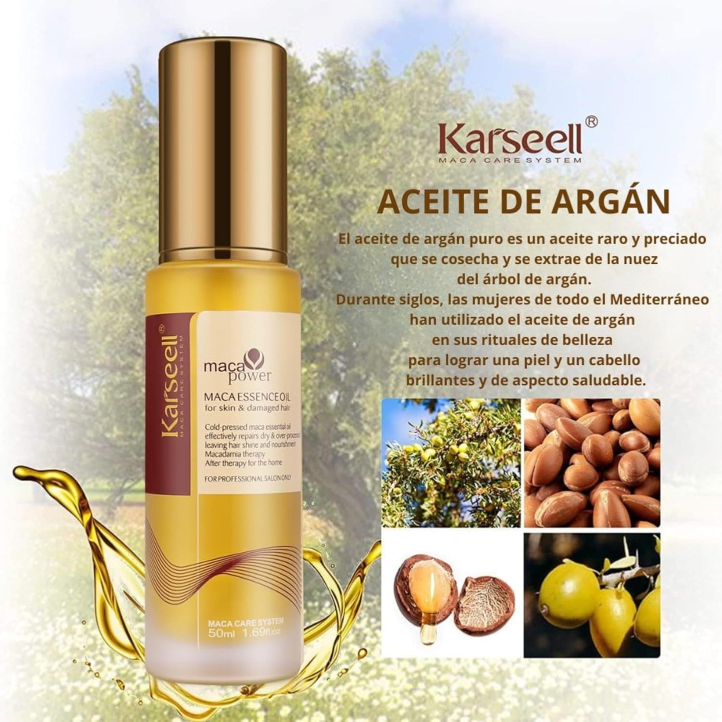Aceite de Argán Marroquí Karseell