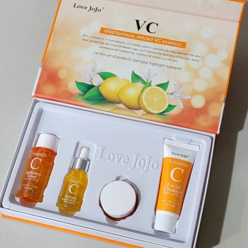 Kit de Inicio para el Cuidado Facial con Vitamina C – Limpieza, Hidratación y Luminosidad Tota