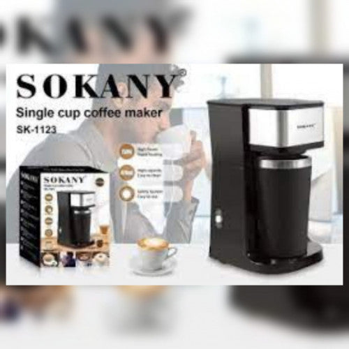 Cafetera Sokany con Vaso Térmico SK-1123