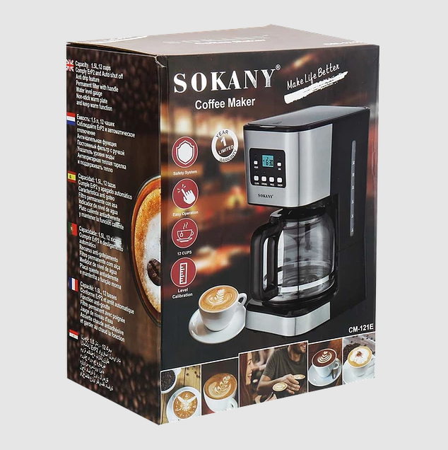 Cafetera Digital Sokany SK-121E