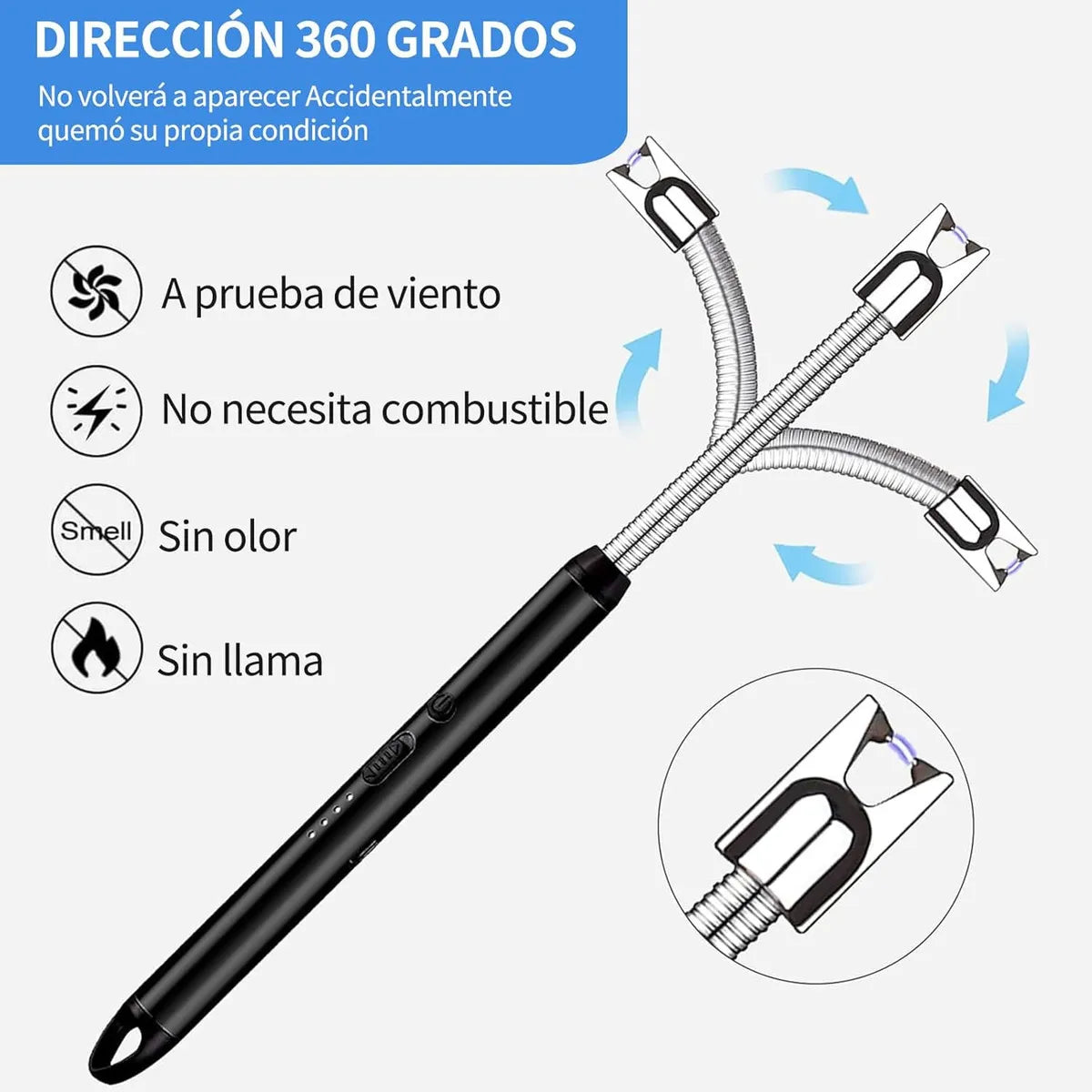 Encendedores Eléctricos Recargables por USB - ¡Convierte cada chispa en magia