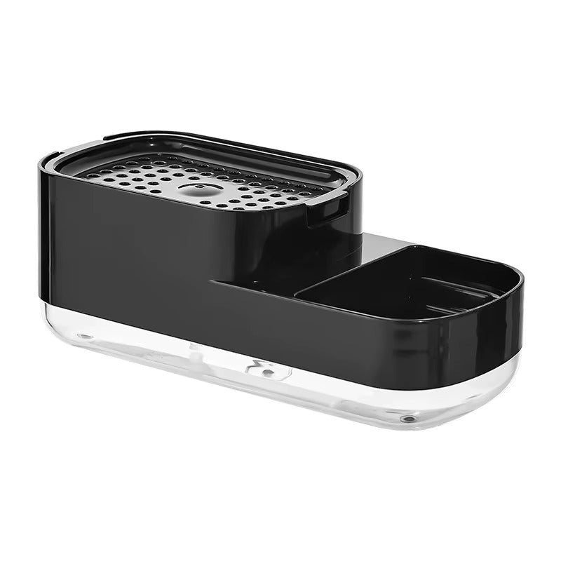 Dispensador de Jabón 2 en 1 con Soporte para Esponja