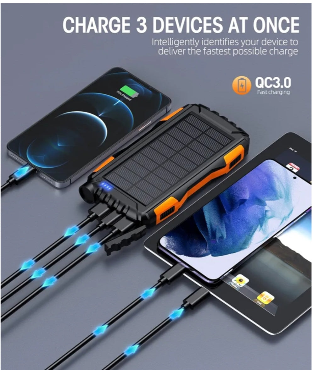 Power Bank con Carga Solar
