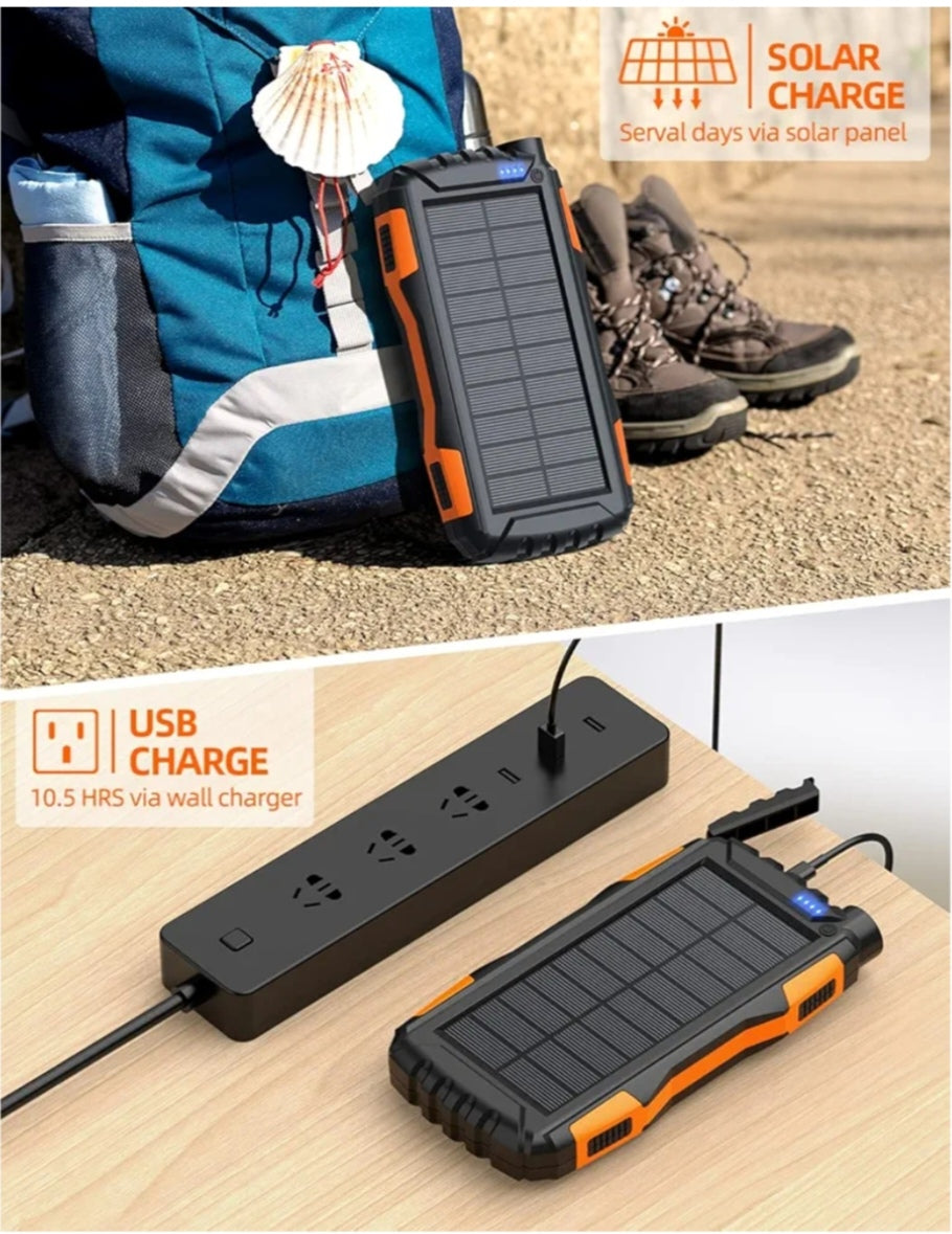 Power Bank con Carga Solar