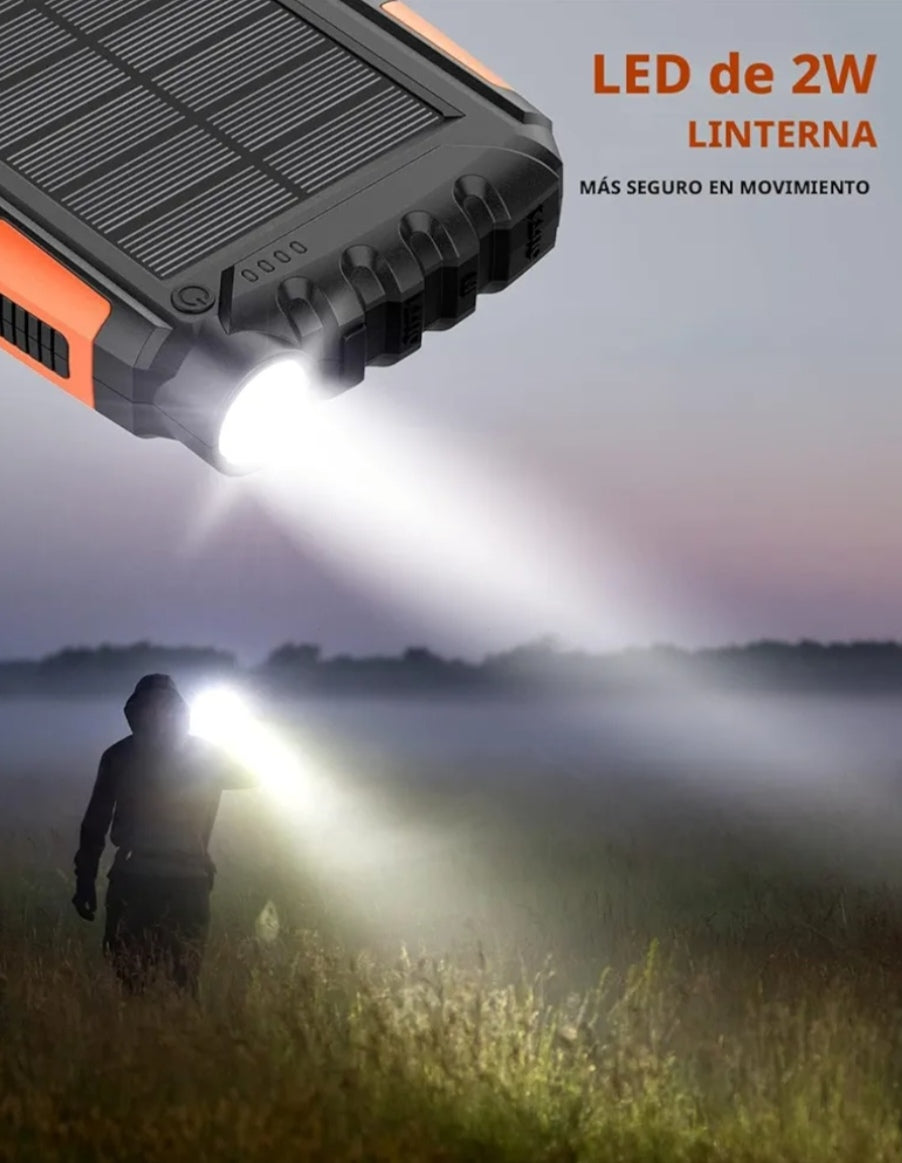 Power Bank con Carga Solar